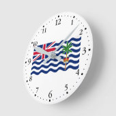 Vlag Brits gebied in de Indische Oceaan Ronde Klok (Hoek)