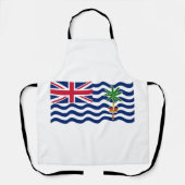 Vlag Brits gebied in de Indische Oceaan Schort (Voorkant)