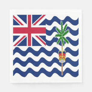 Vlag Brits gebied in de Indische Oceaan Servet