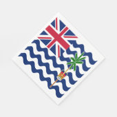 Vlag Brits gebied in de Indische Oceaan Servet (Hoek)