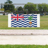 Vlag Brits gebied in de Indische Oceaan Spandoek (Insitu)