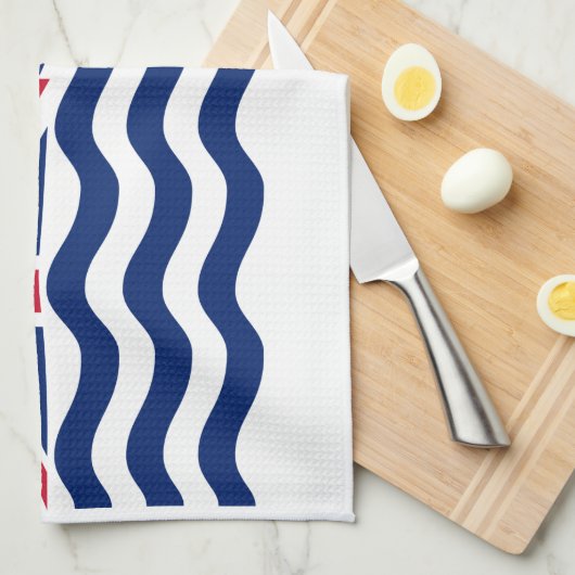 Vlag Brits gebied in de Indische Oceaan Theedoek (Quarter Fold)