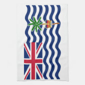 Vlag Brits gebied in de Indische Oceaan Theedoek (Verticaal)