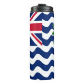 Vlag Brits gebied in de Indische Oceaan Thermosbeker (Voorkant)