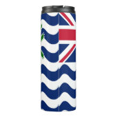 Vlag Brits gebied in de Indische Oceaan Thermosbeker (Achterkant)