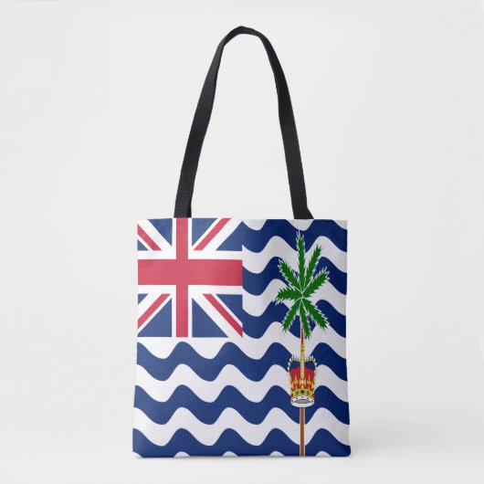 Vlag Brits gebied in de Indische Oceaan Tote Bag (Voorkant)