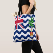 Vlag Brits gebied in de Indische Oceaan Tote Bag (Dichtbij)