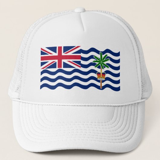 Vlag Brits gebied in de Indische Oceaan Trucker Pet (Voorkant)