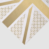 Vlag Britse vlag met Gold Equestrian Pattern Tissuepapier (Detail)