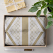 Vlag Britse vlag met Gold Equestrian Pattern Tissuepapier (Geschenk)