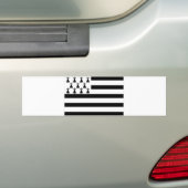 vlag Brittany Bretagne france Bumpersticker (Op auto)