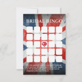 Vlag bruiloft/Vrijgezellenfeest bingo-kaarten Kaart (Voorkant)