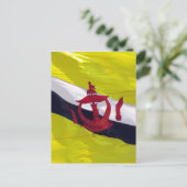 vlag brunei briefkaart (Staand voorkant)