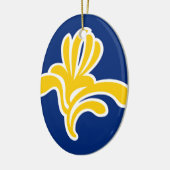 vlag Brussel (België) Keramisch Ornament (Links)