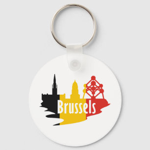 Vlag Brussel Sleutelhanger