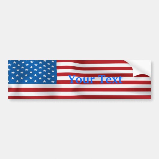  vlag Bumpersticker (Voorkant)