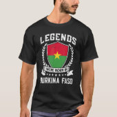  vlag Burkina Faso T-shirt (Voorkant)
