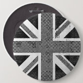  vlag Button Verenigd Koninkrijk Square (Voorkant /achterkant)