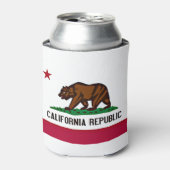 Vlag Californië Blikjeskoeler (Blikje Voorkant)