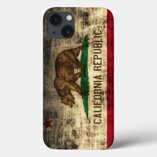  vlag Californië Case-Mate iPhone Case (Achterkant)