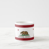 Vlag Californië Espresso Kop (Voorkant)