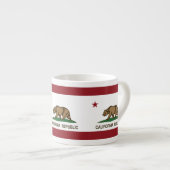 Vlag Californië Espresso Kop (Voorkant rechts)