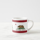 Vlag Californië Espresso Kop (Rechts)