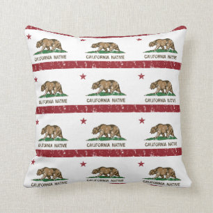 Vlag Californische binnenlandse republiek Kussen