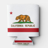 Vlag Californische staat Blikjeskoeler (Achterkant)