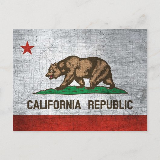 Vlag Californische staat Briefkaart (Voorkant)