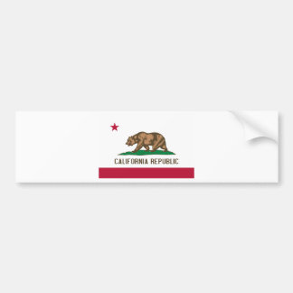 Vlag Californische staat Bumpersticker
