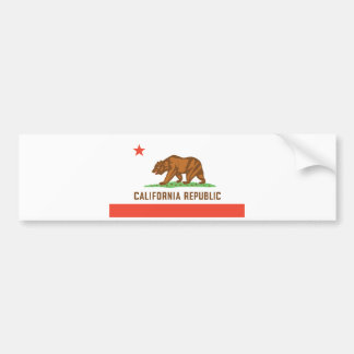 Vlag Californische staat Bumpersticker