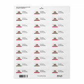 Vlag Californische staat Etiket (Full Sheet)