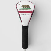 Vlag Californische staat Golfheadcover (Voorkant)