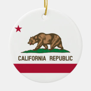 Vlag Californische staat Keramisch Ornament