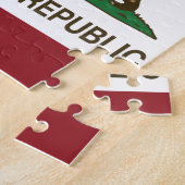 Vlag Californische staat Legpuzzel (Zijkant)