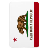 Vlag Californische staat Magneet (Verticaal)