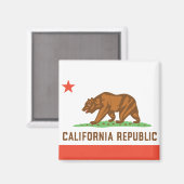 Vlag Californische staat Magneet (Voorkant / Achterkant)