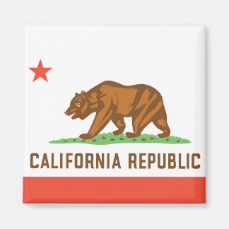 Vlag Californische staat Magneet