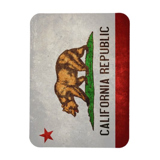 Vlag Californische staat Magneet (Verticaal)