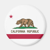 Vlag Californische staat Magneet (Voorkant)