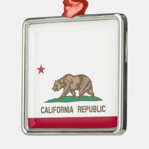 Vlag Californische staat Metalen Ornament