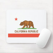 Vlag Californische staat Muismat (Met muis)