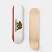 Vlag Californische staat Persoonlijk Skateboard (Voorkant)
