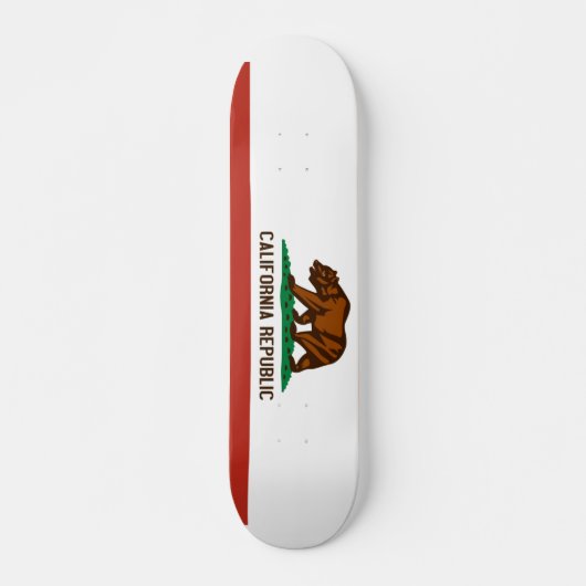 Vlag Californische staat Persoonlijk Skateboard (Voorkant)