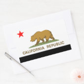 Vlag Californische staat Rechthoekige Sticker (Envelop)