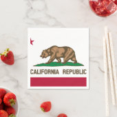 Vlag Californische staat Servetten (Insitu)