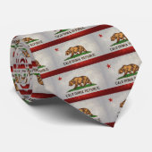 Vlag Californische staat Stropdas (Opgerold)