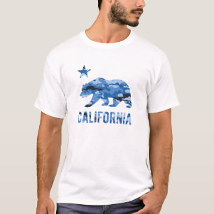 Vlag Californische staat T-shirt