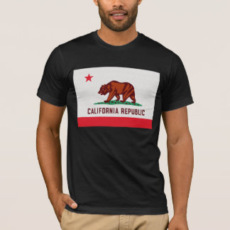 Vlag Californische staat T-shirt